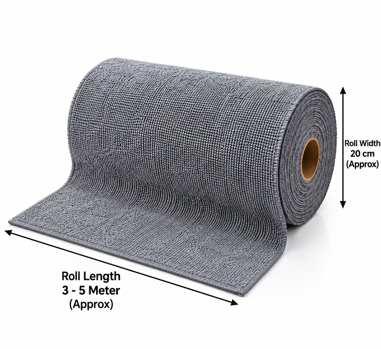 PRIMETRADE Microfiber Cleaning Cloth Roll  40 Tear-Away Washable Sheets, 25 cm thumbnail 2